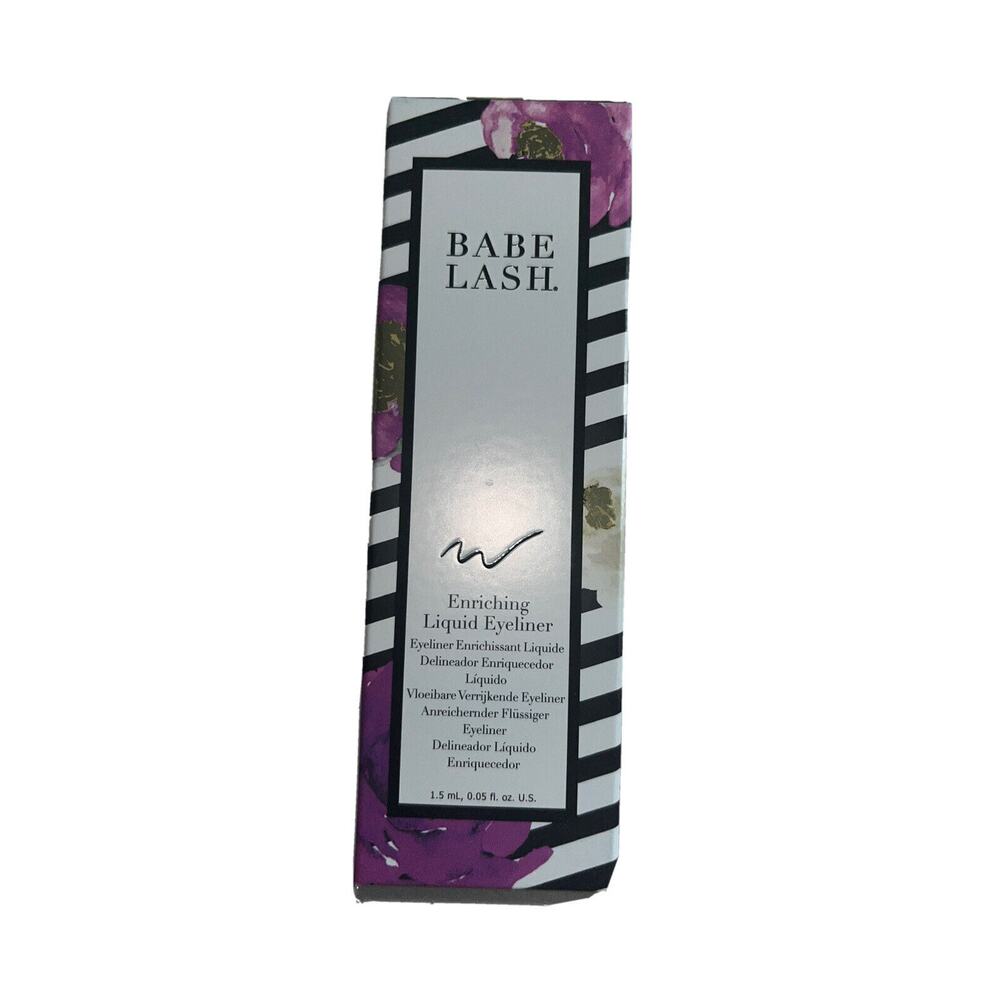 Babe Lash Enriching Liquid Eyeliner Black 0.05 oz Full Size